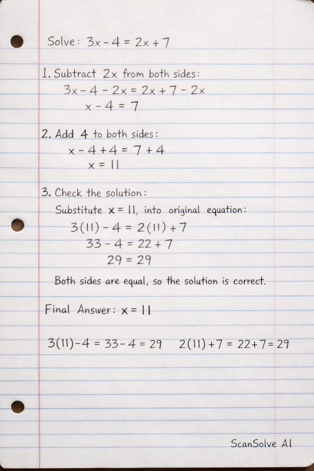 Handwritten step-by-step solution preview