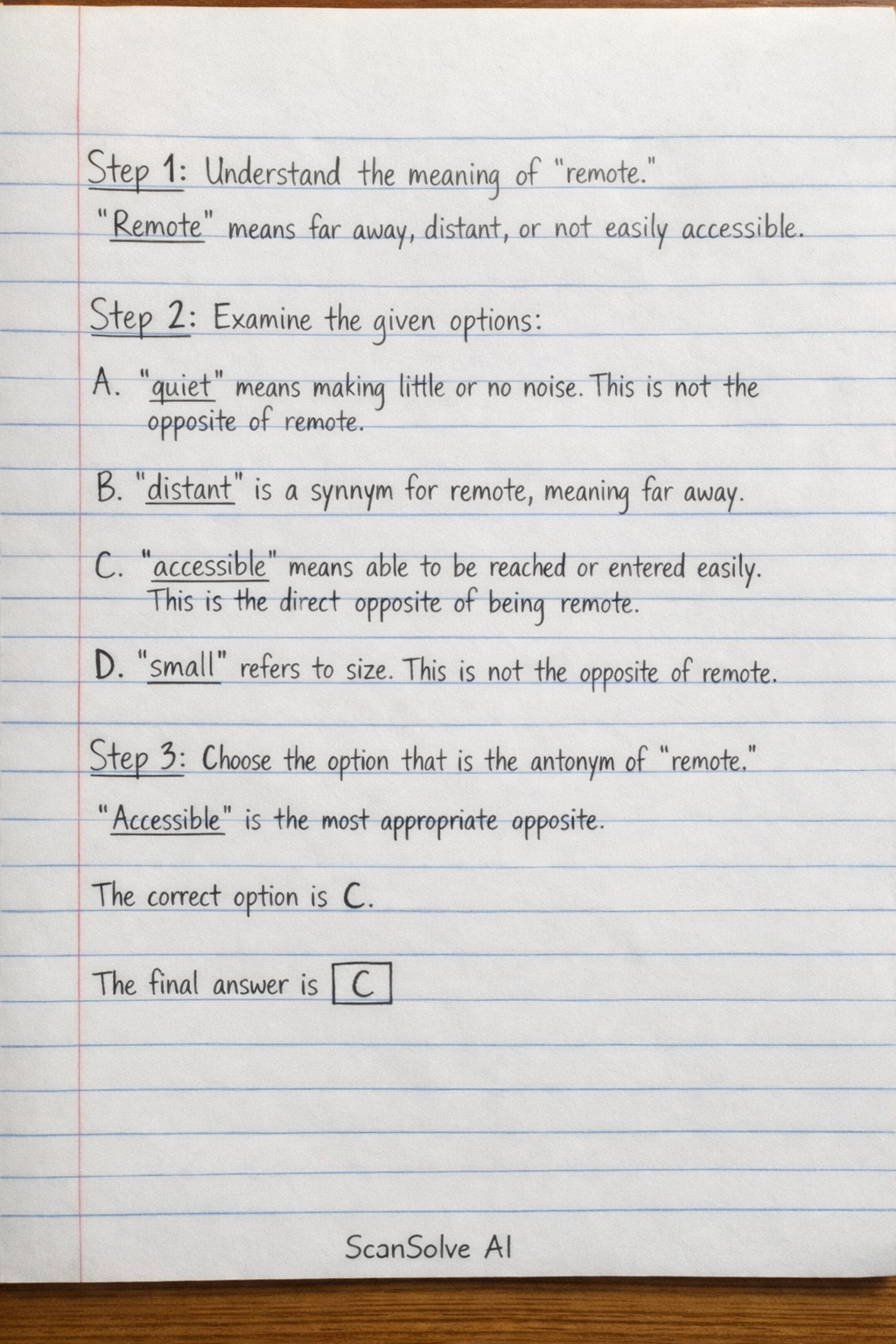 Handwritten step-by-step solution preview