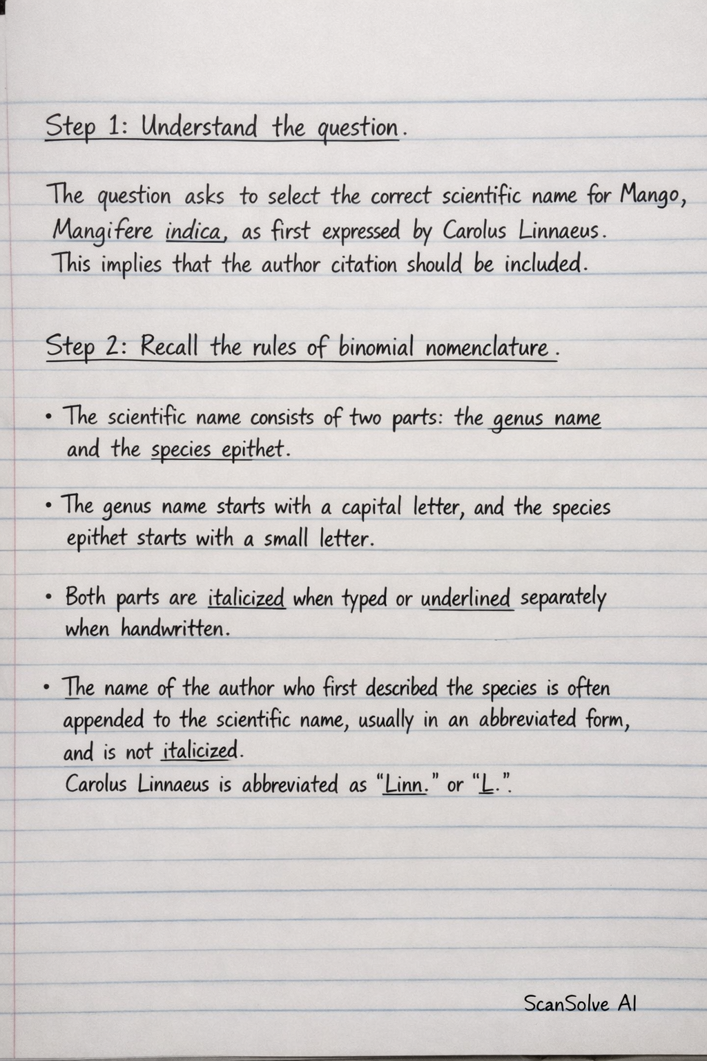 Handwritten step-by-step solution preview