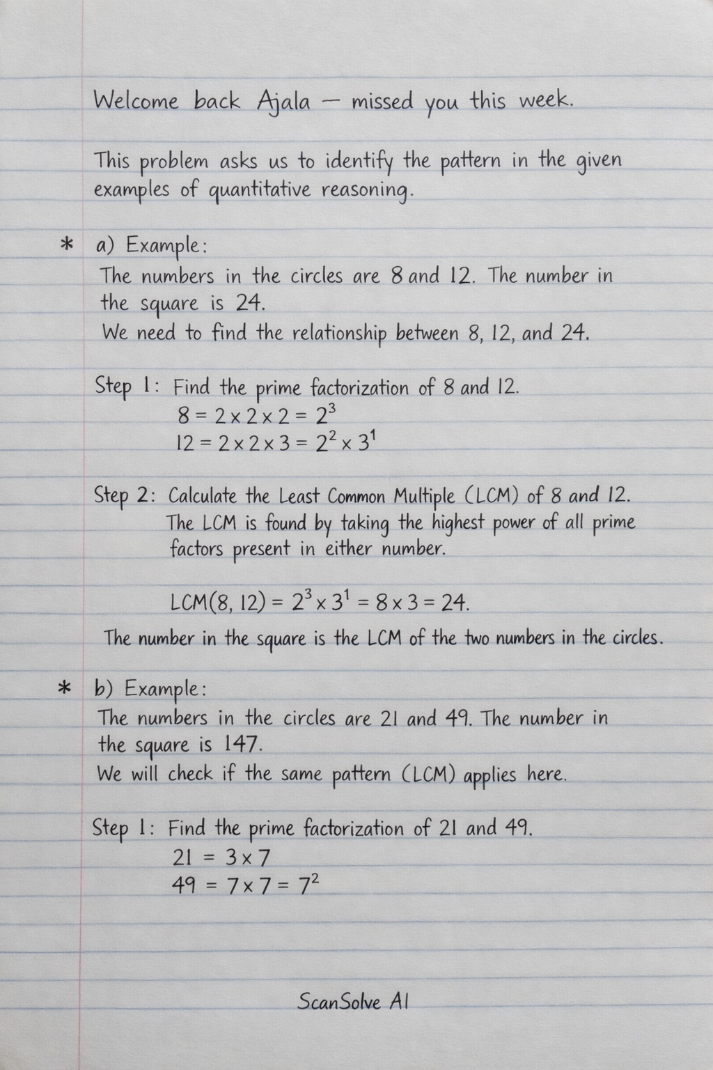 Handwritten step-by-step solution preview