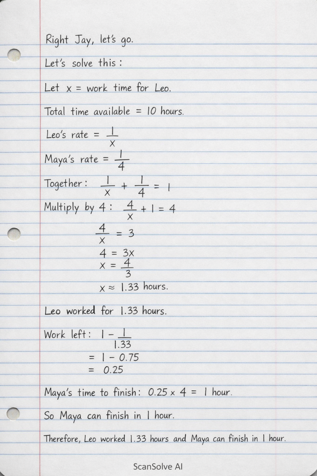 Handwritten step-by-step solution preview