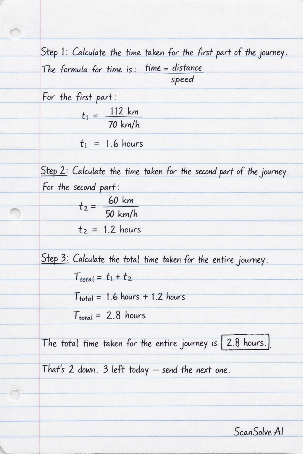 Handwritten step-by-step solution preview