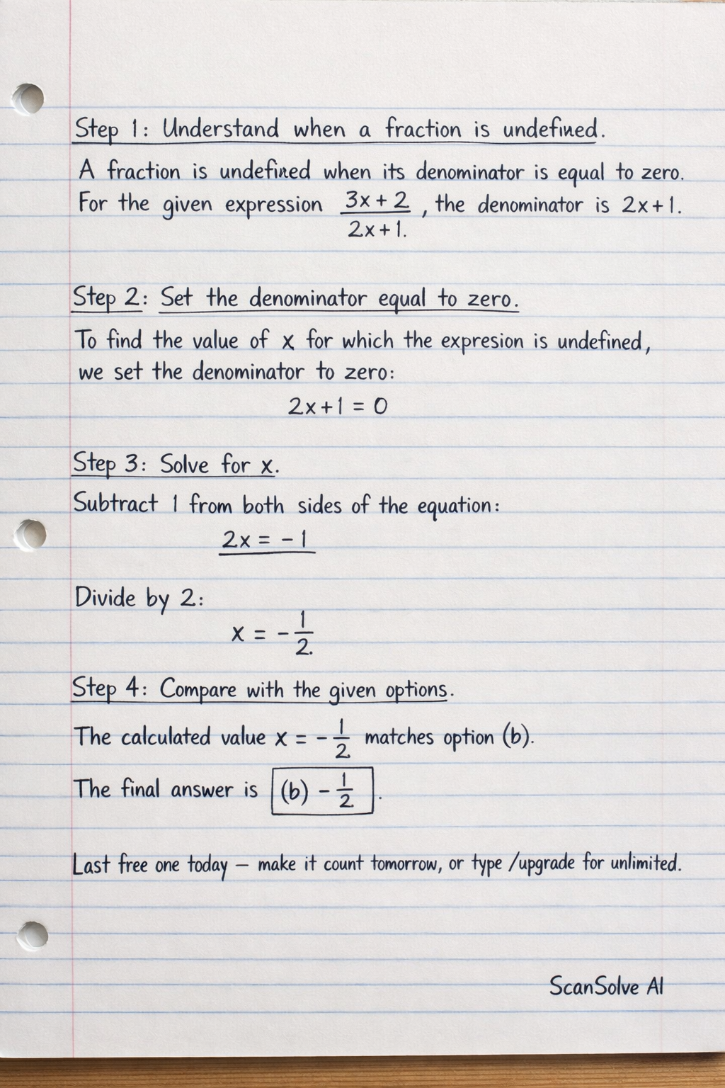 Handwritten step-by-step solution preview
