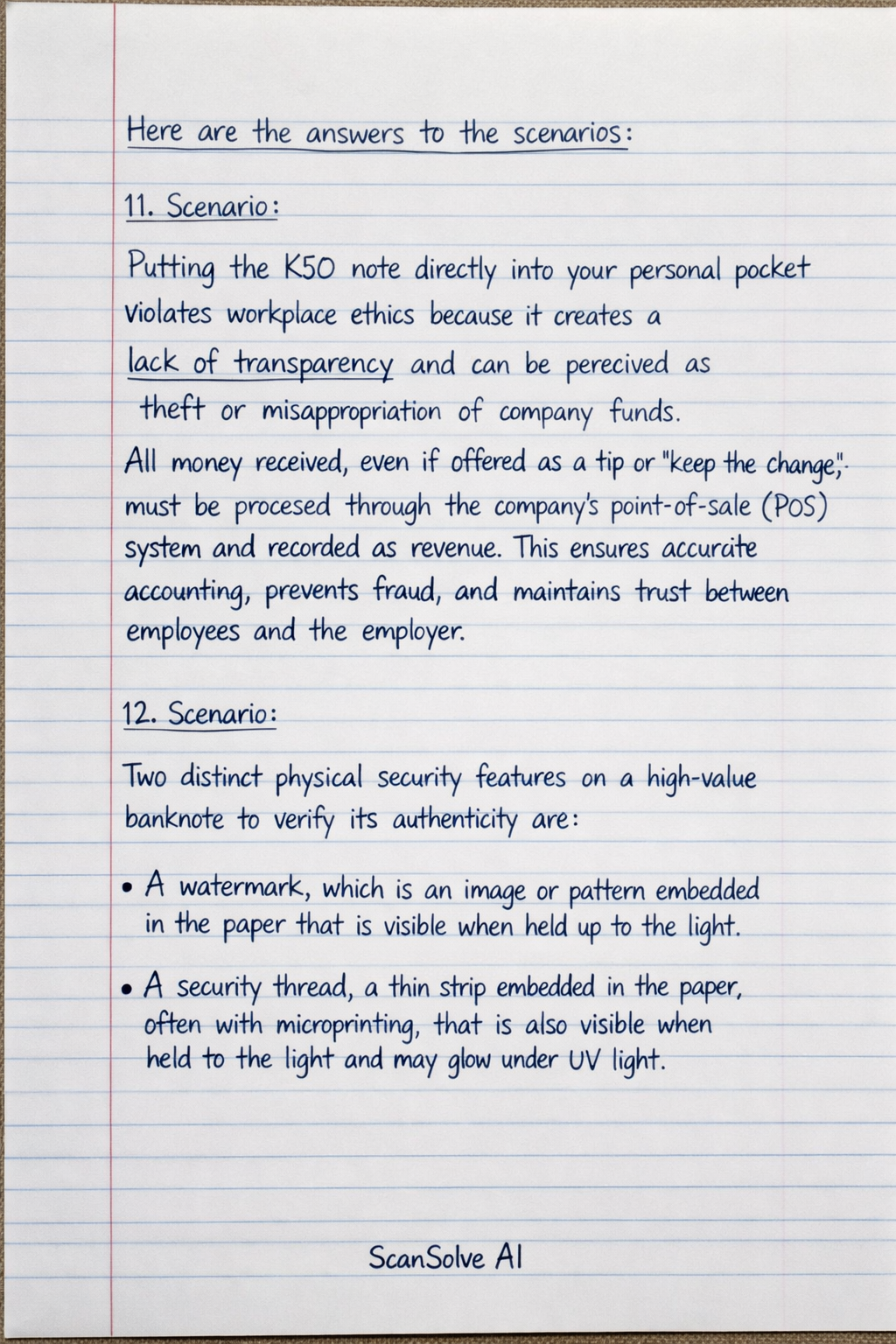 Handwritten step-by-step solution preview