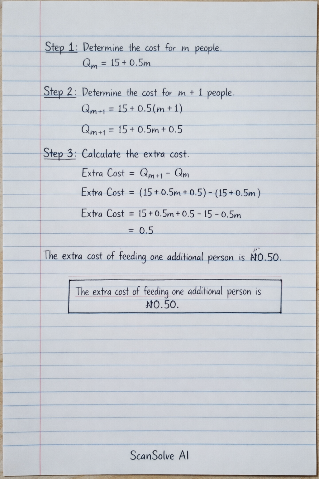 Handwritten step-by-step solution preview