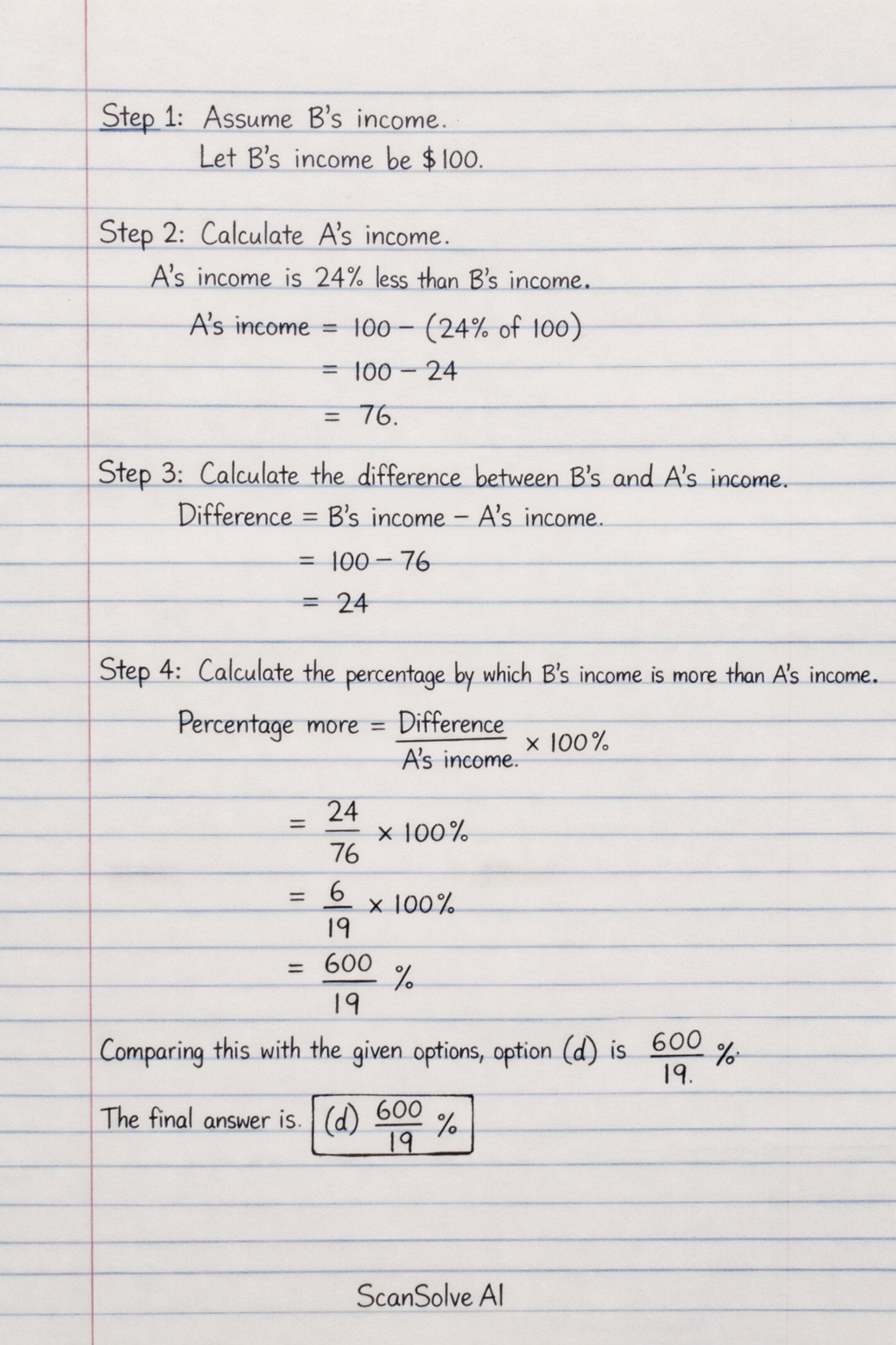 Handwritten step-by-step solution preview