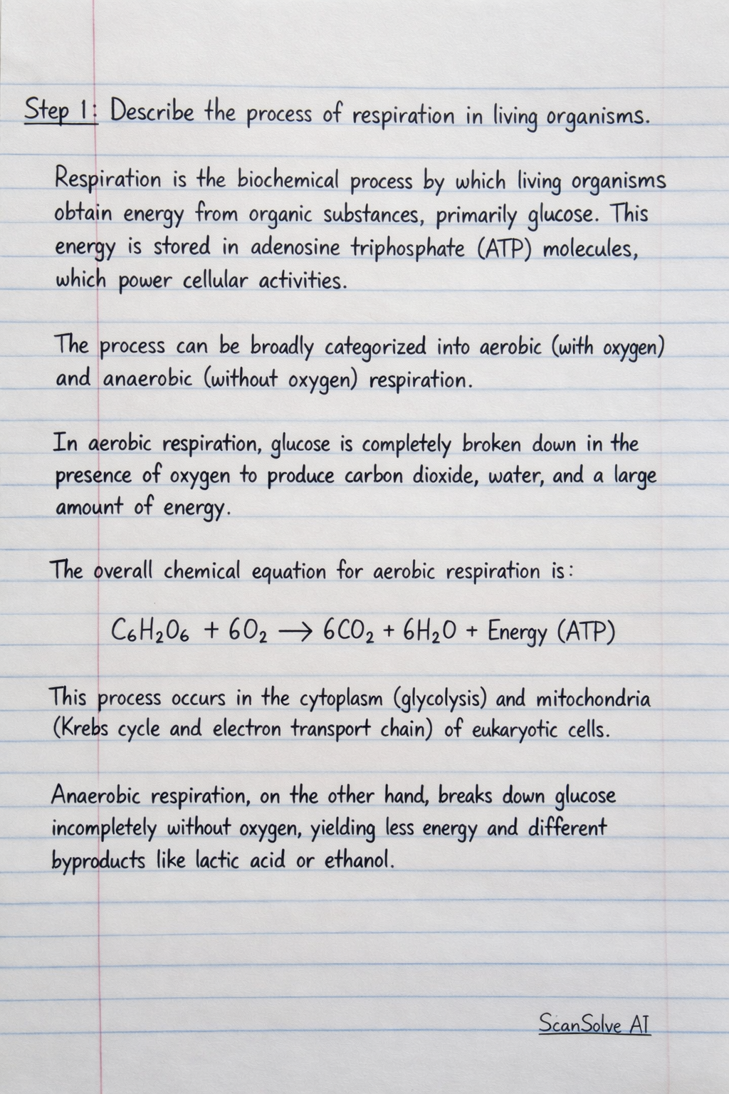 Handwritten step-by-step solution preview