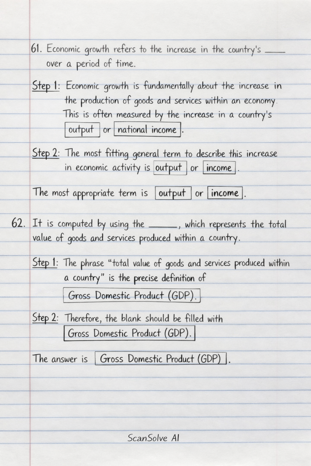 Handwritten step-by-step solution preview