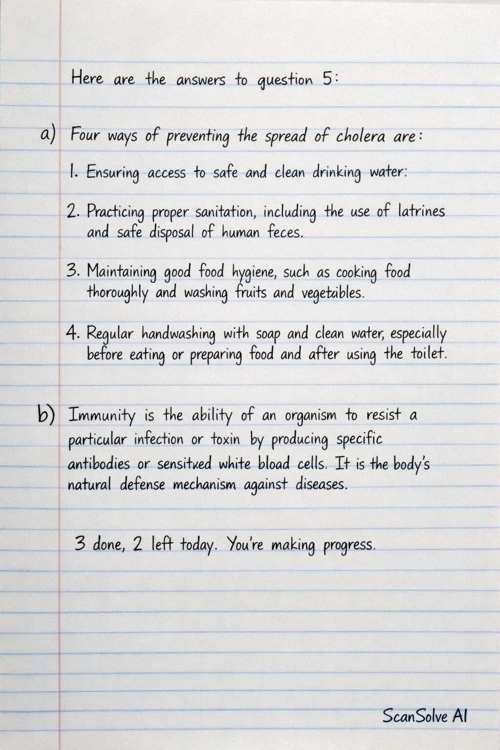 Handwritten step-by-step solution preview