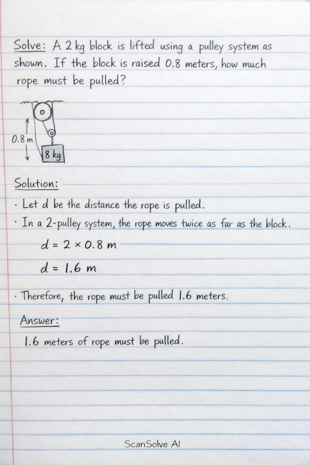 Handwritten step-by-step solution preview