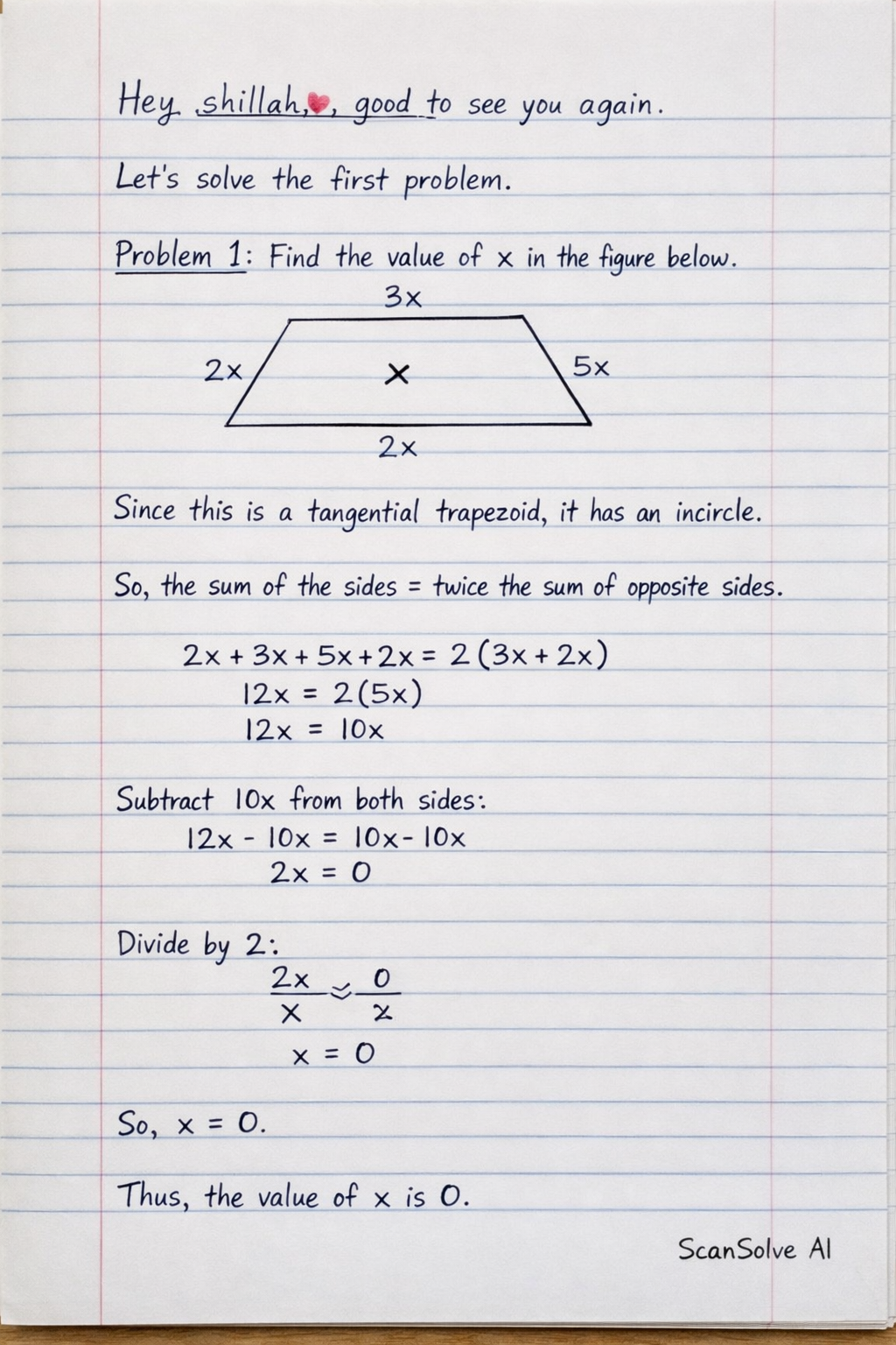 Handwritten step-by-step solution preview