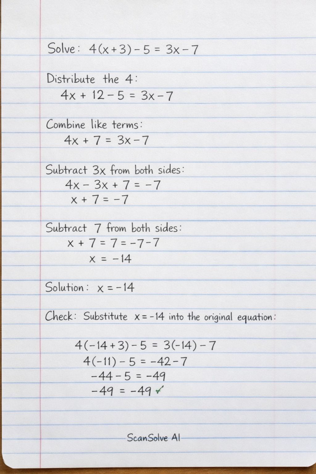 Handwritten step-by-step solution preview