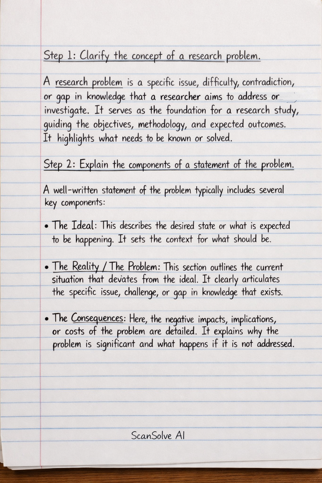 Handwritten step-by-step solution preview