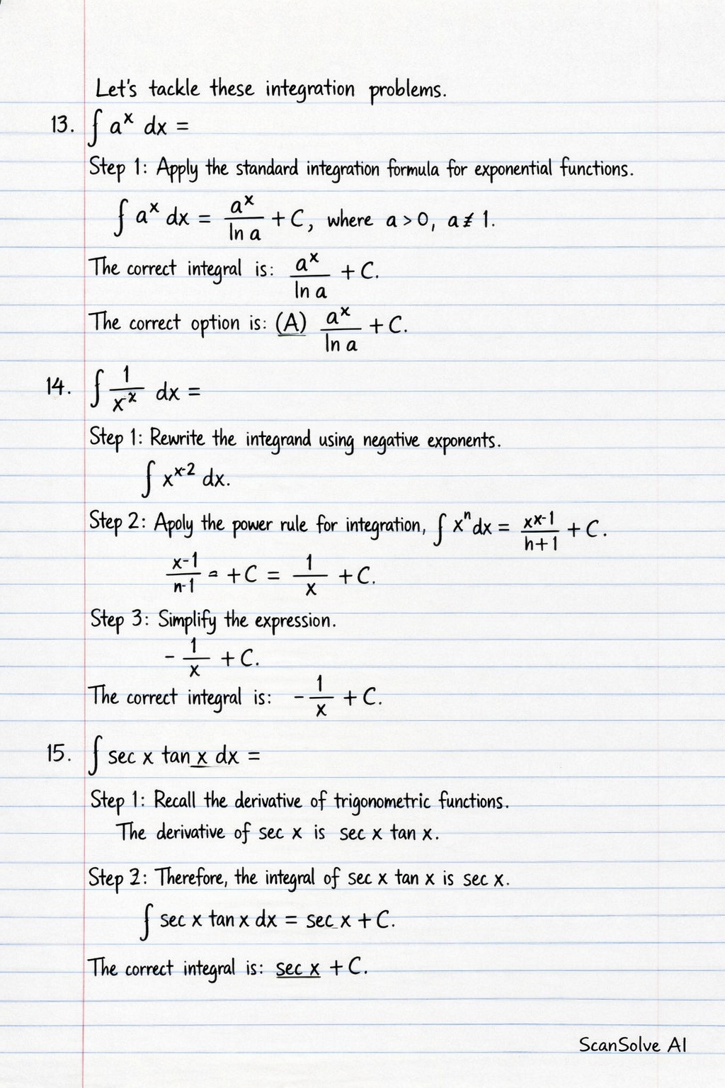 Handwritten step-by-step solution preview