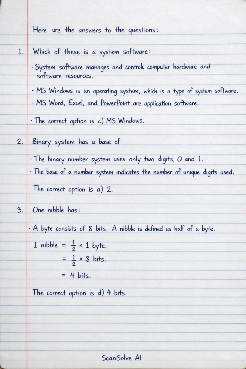Handwritten step-by-step solution preview