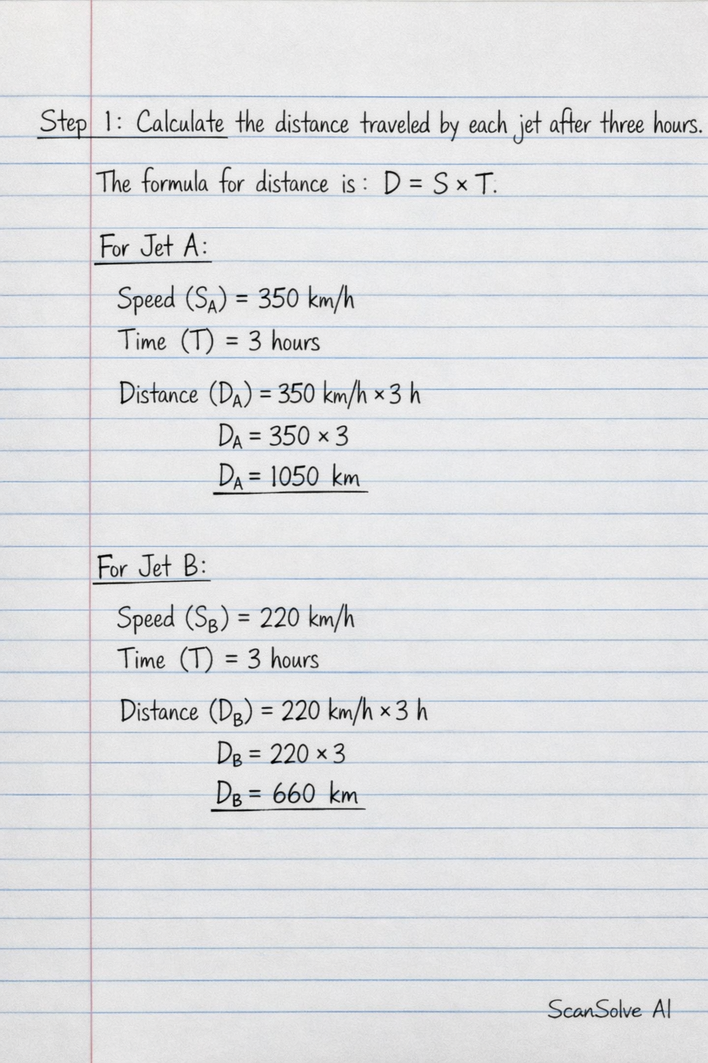 Handwritten step-by-step solution preview