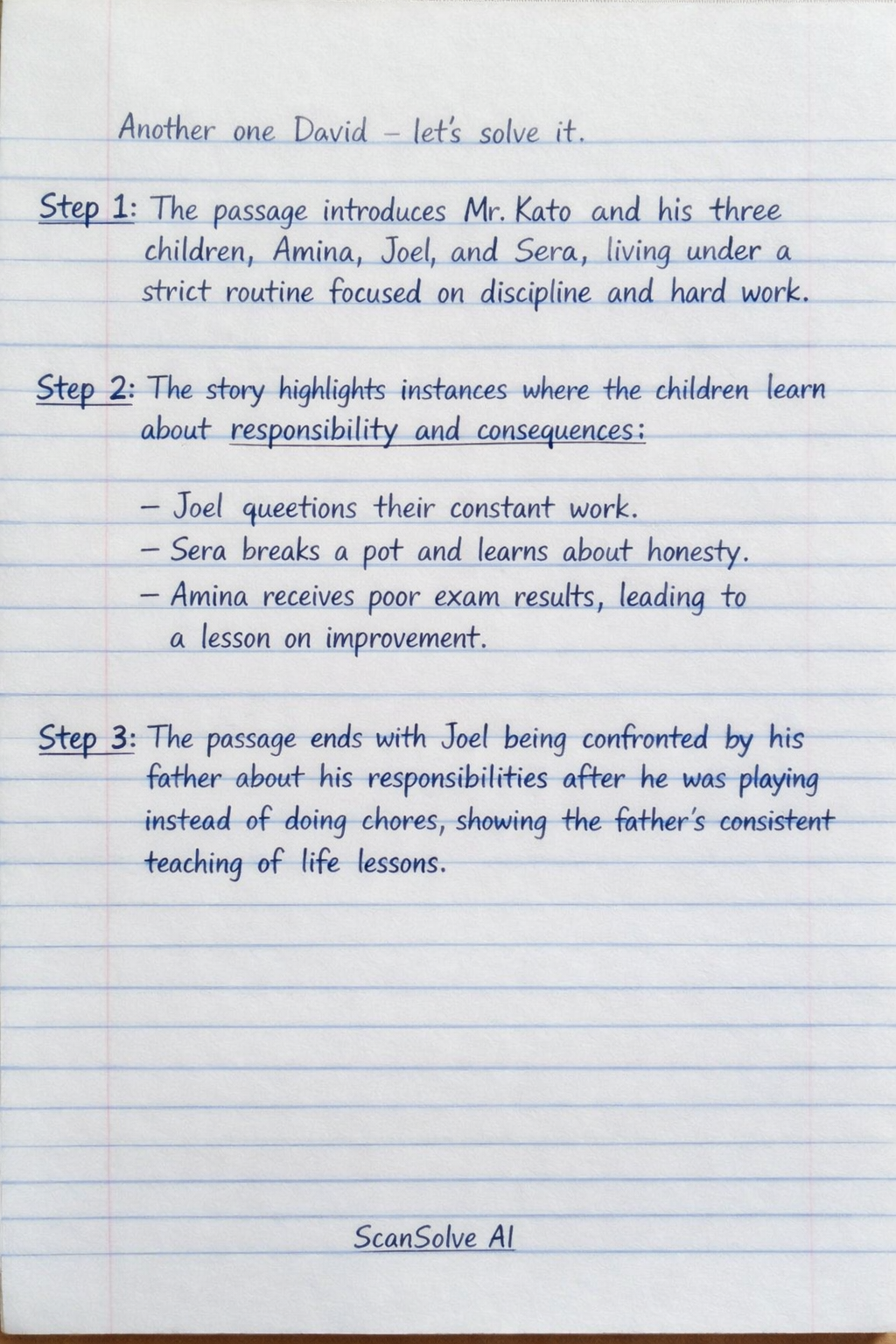 Handwritten step-by-step solution preview