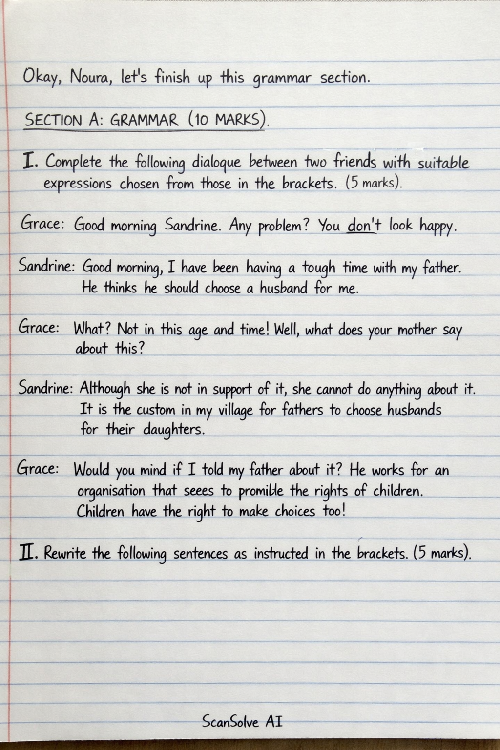 Handwritten step-by-step solution preview