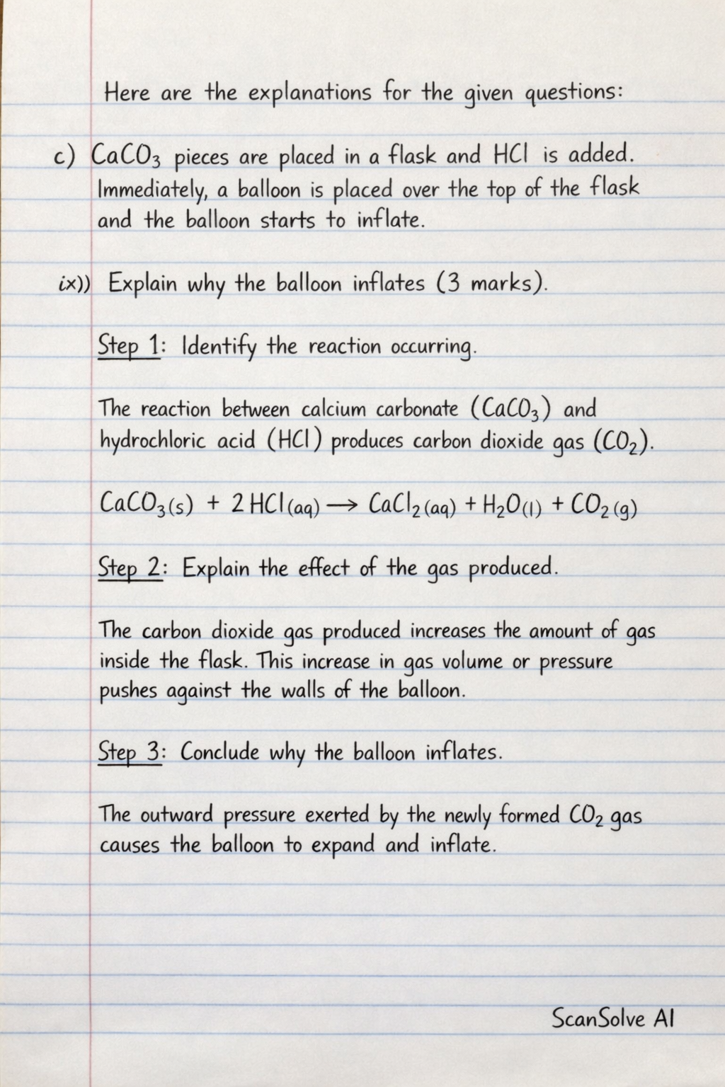 Handwritten step-by-step solution preview
