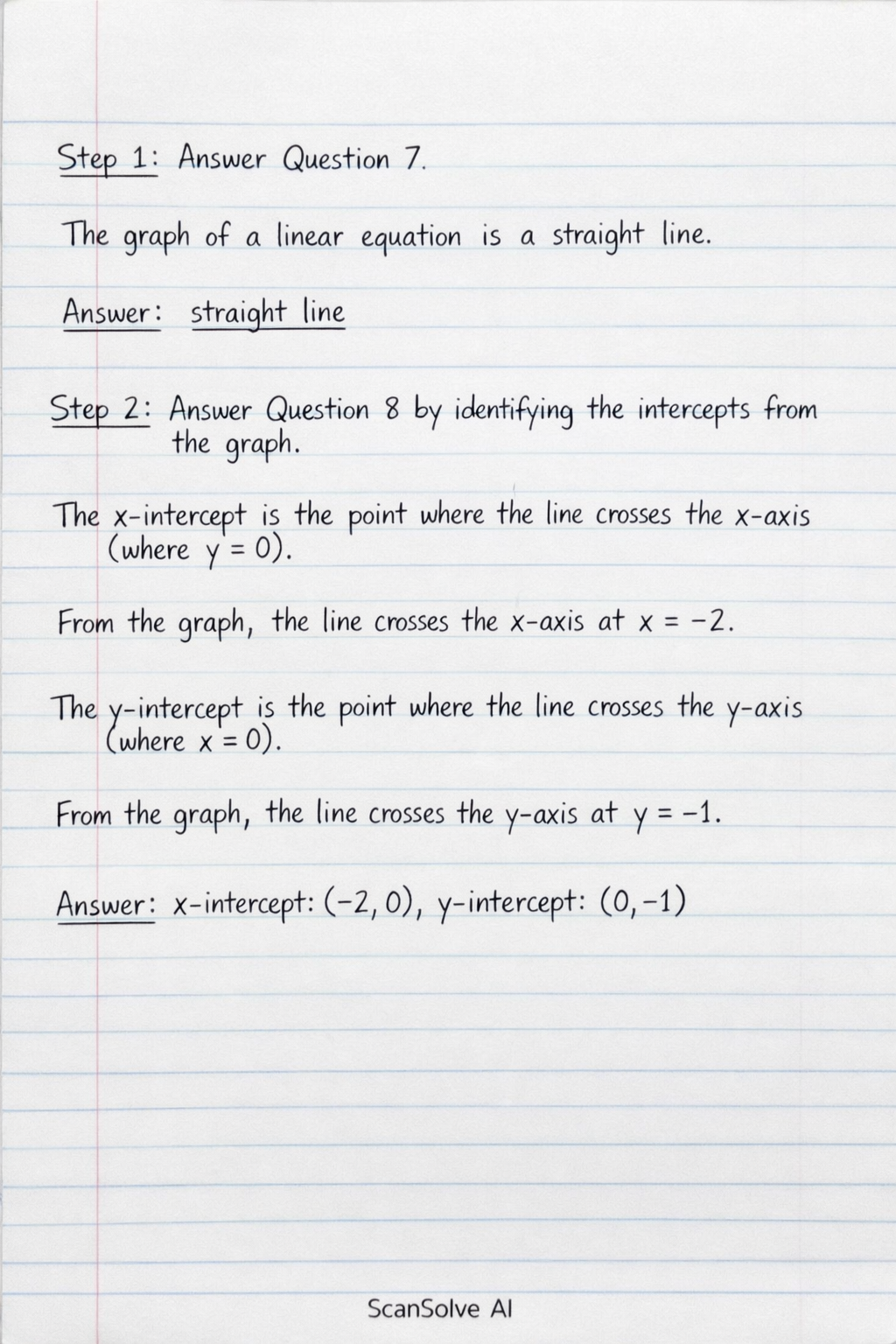 Handwritten step-by-step solution preview