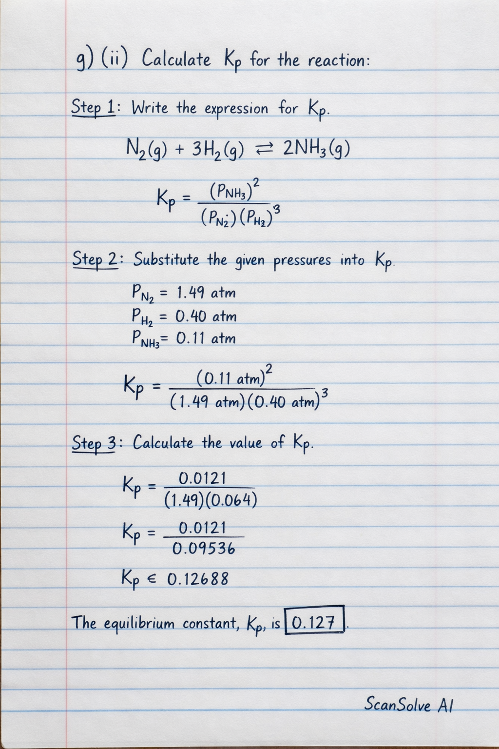 Handwritten step-by-step solution preview