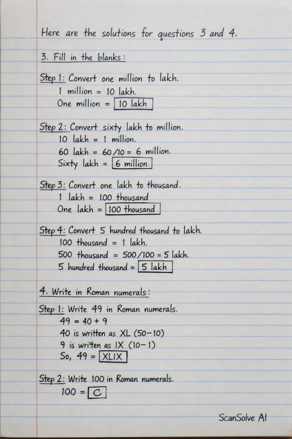 Handwritten step-by-step solution preview