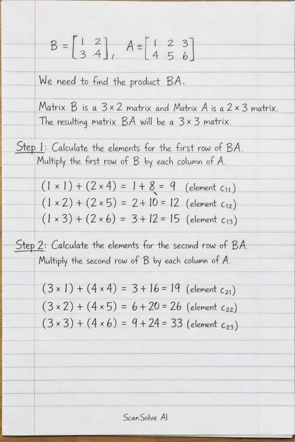 Handwritten step-by-step solution preview