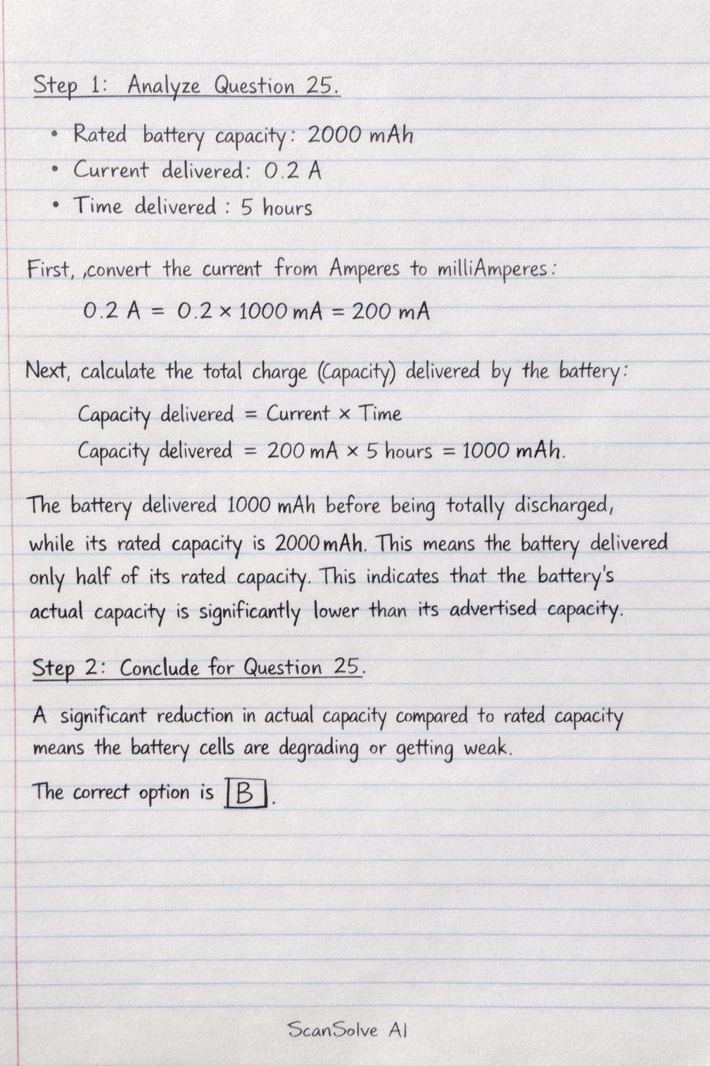 Handwritten step-by-step solution preview