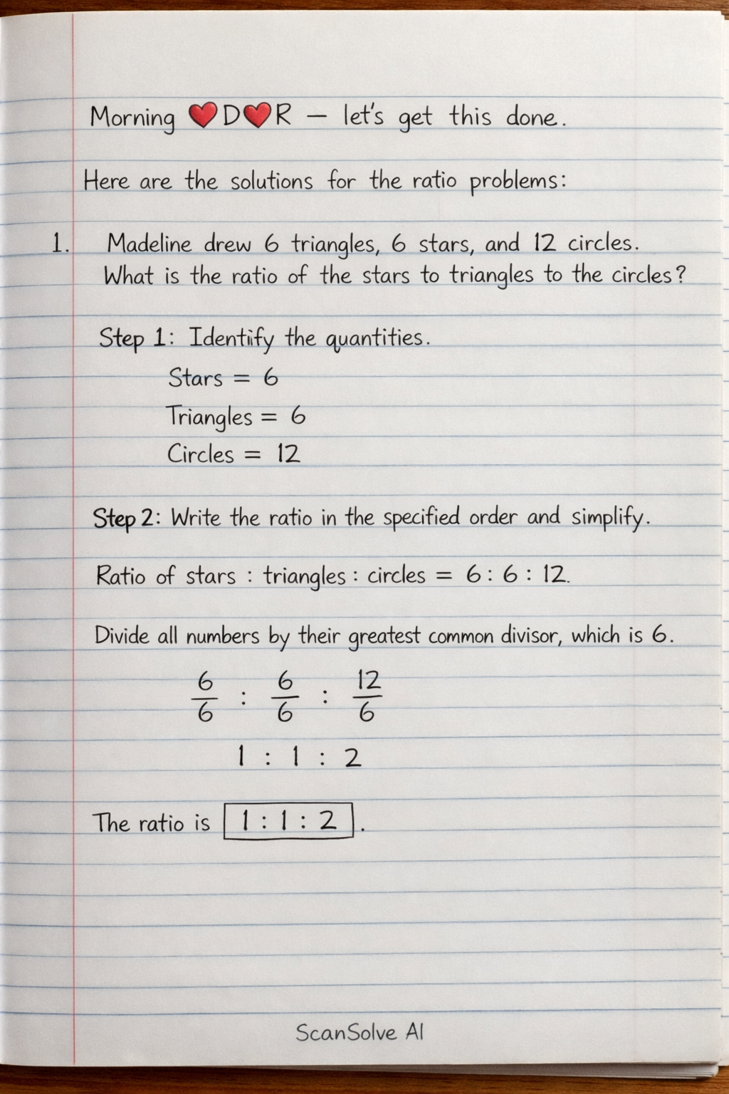 Handwritten step-by-step solution preview
