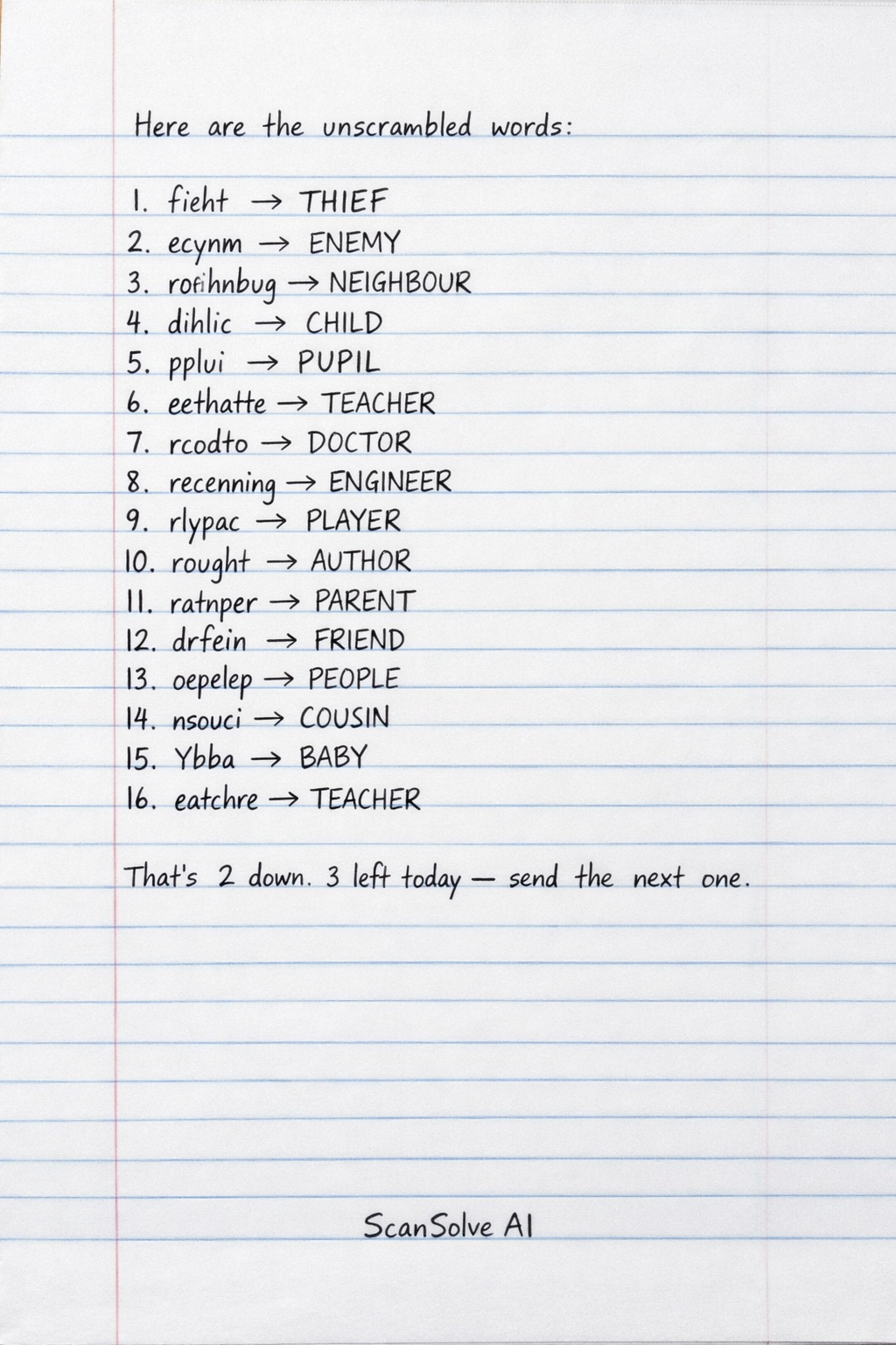 Handwritten step-by-step solution preview