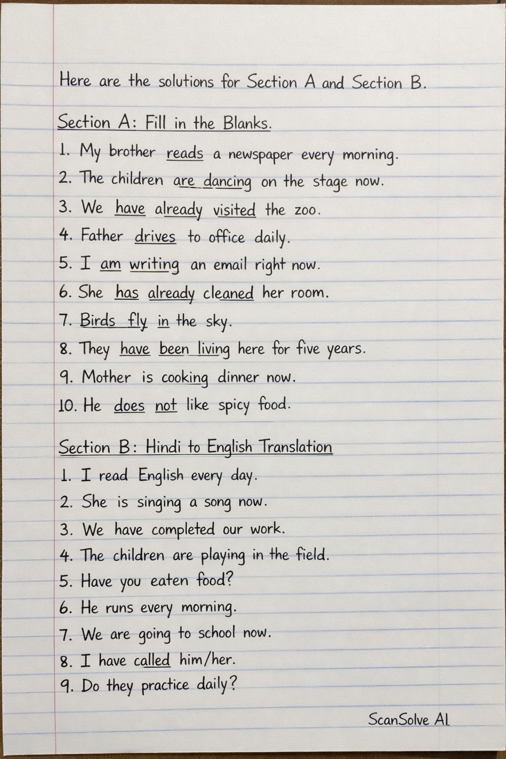 Handwritten step-by-step solution preview