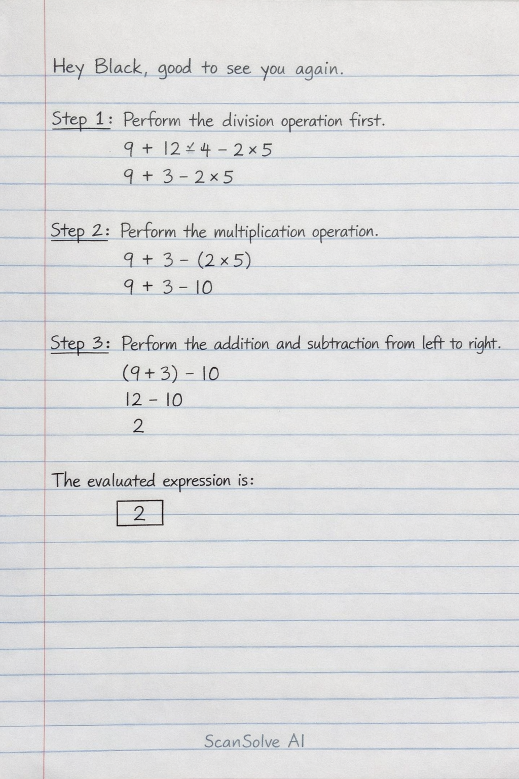 Handwritten step-by-step solution preview