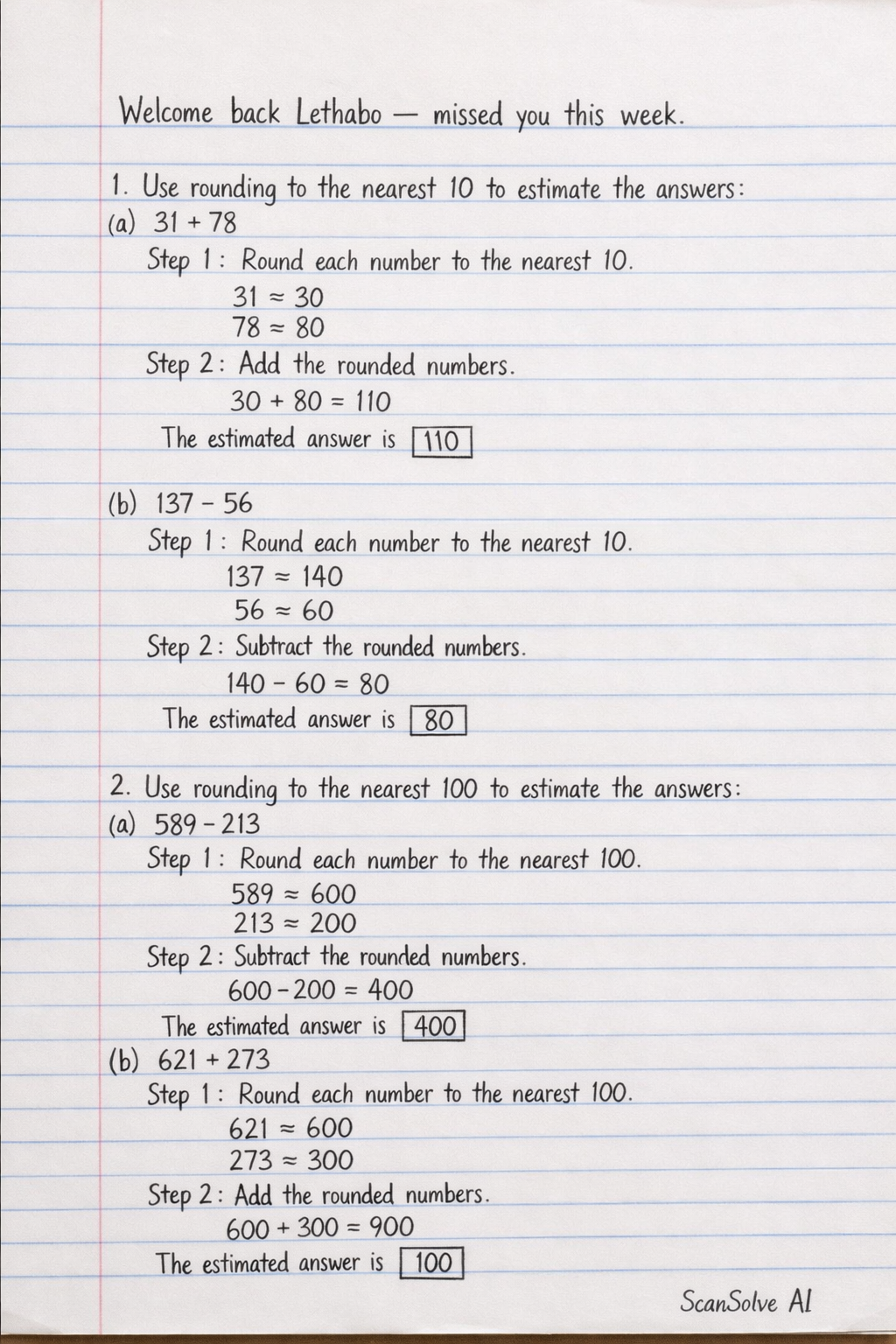 Handwritten step-by-step solution preview