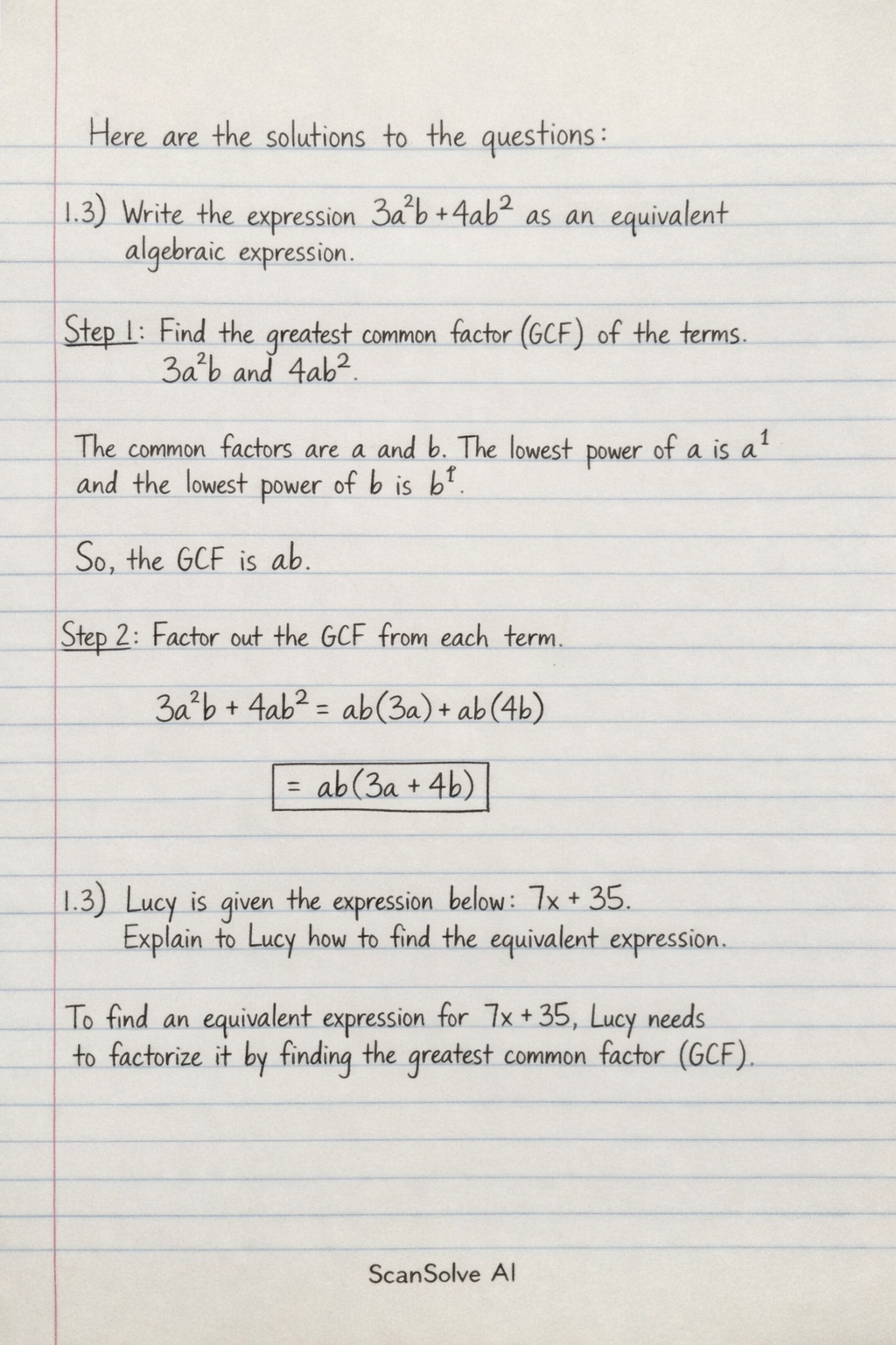 Handwritten step-by-step solution preview