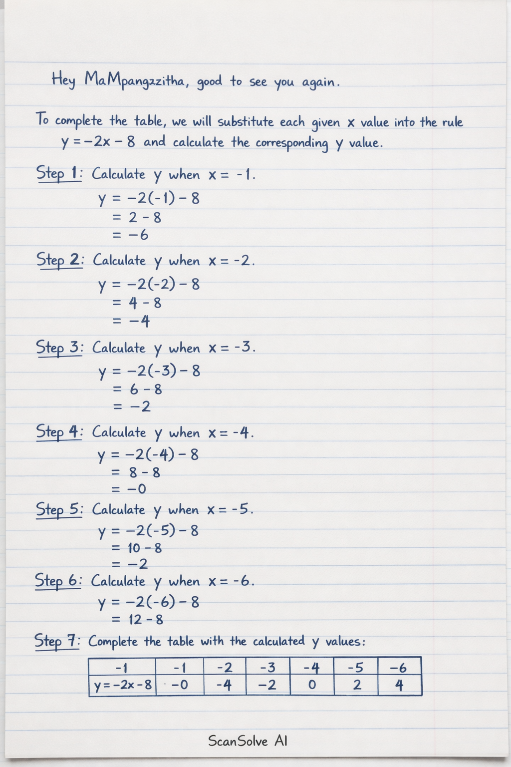 Handwritten step-by-step solution preview