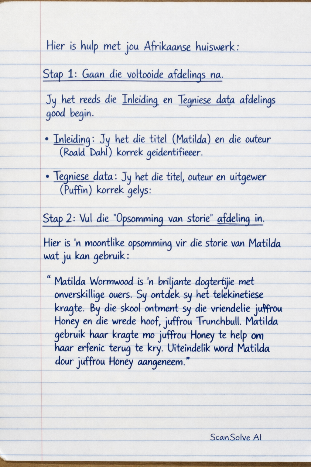 Handwritten step-by-step solution preview