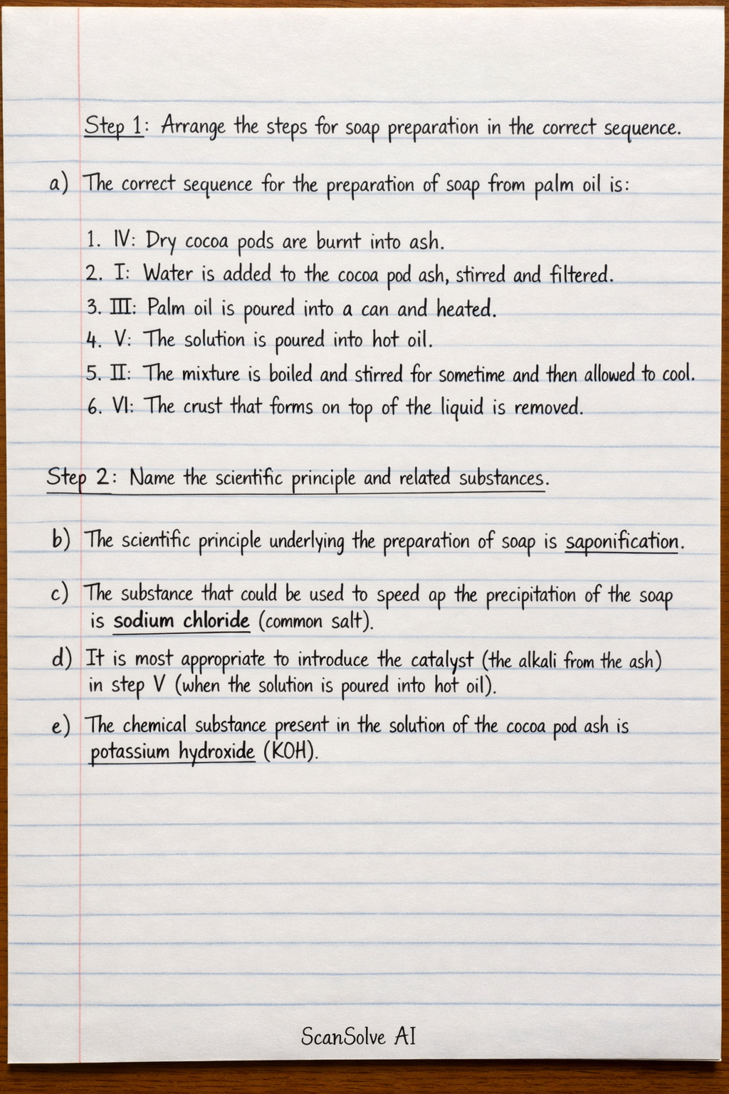 Handwritten step-by-step solution preview