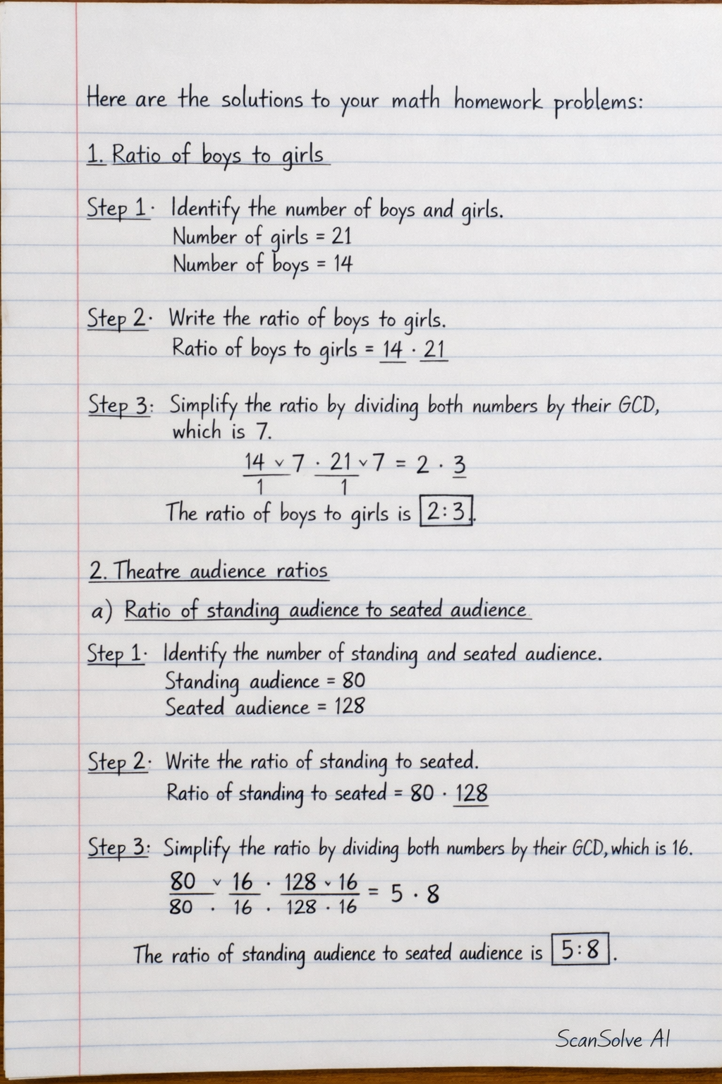 Handwritten step-by-step solution preview