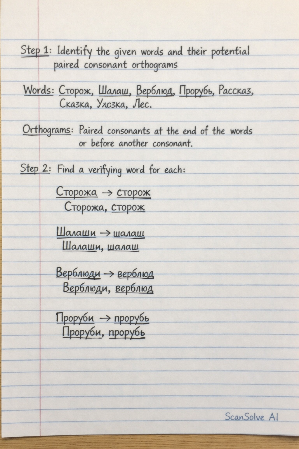 Handwritten step-by-step solution preview