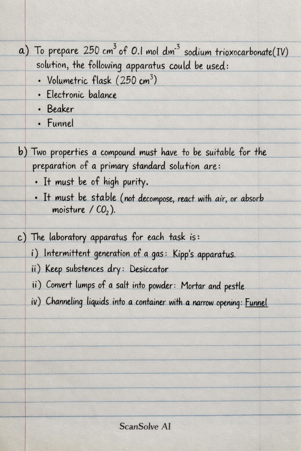 Handwritten step-by-step solution preview