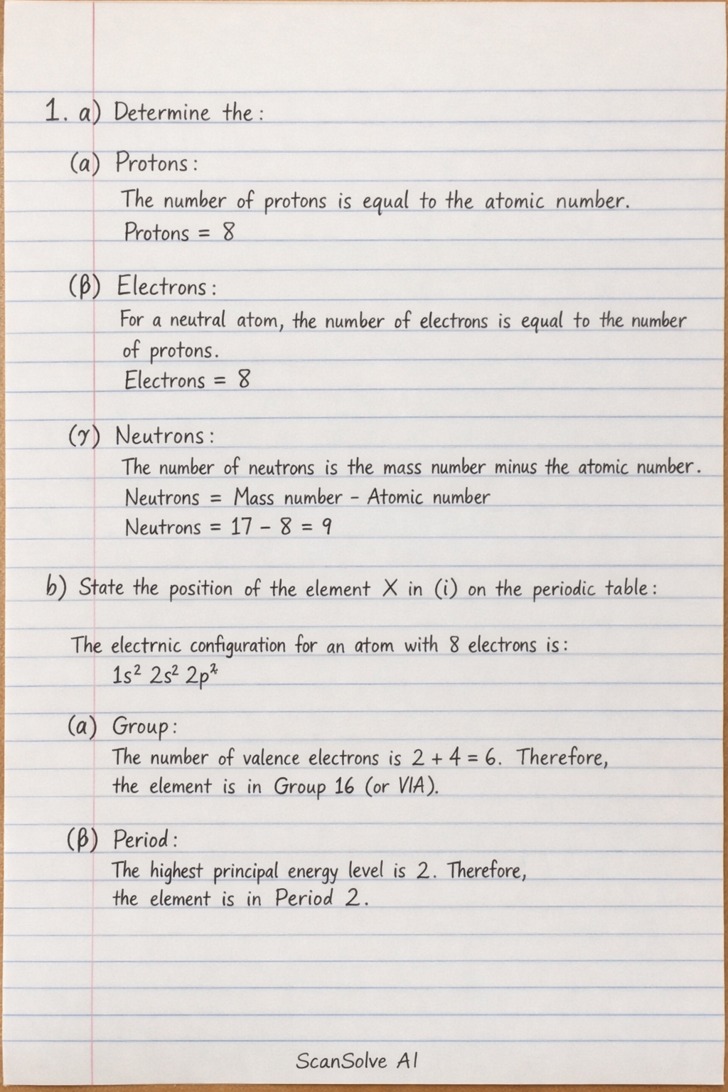 Handwritten step-by-step solution preview