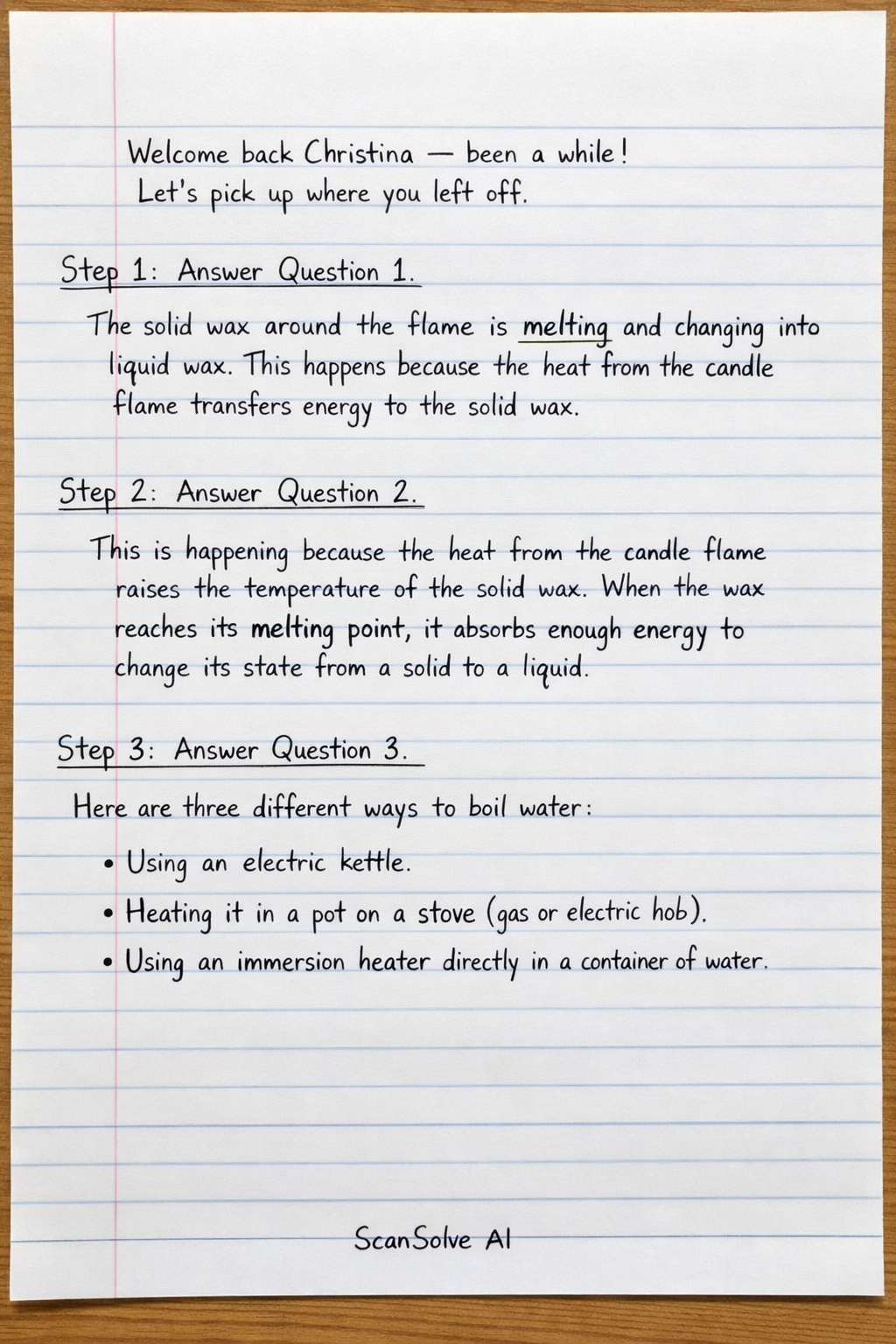 Handwritten step-by-step solution preview