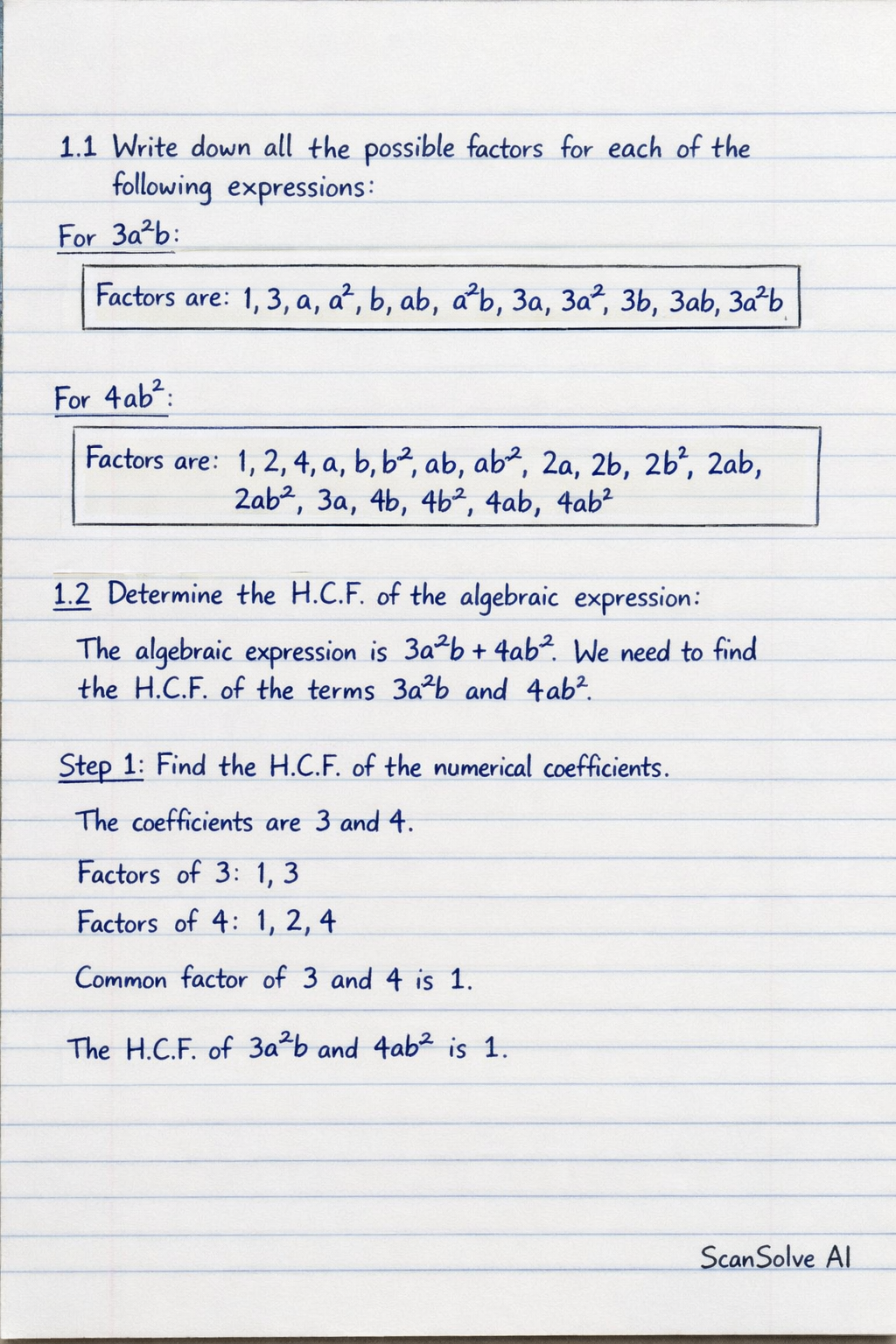 Handwritten step-by-step solution preview