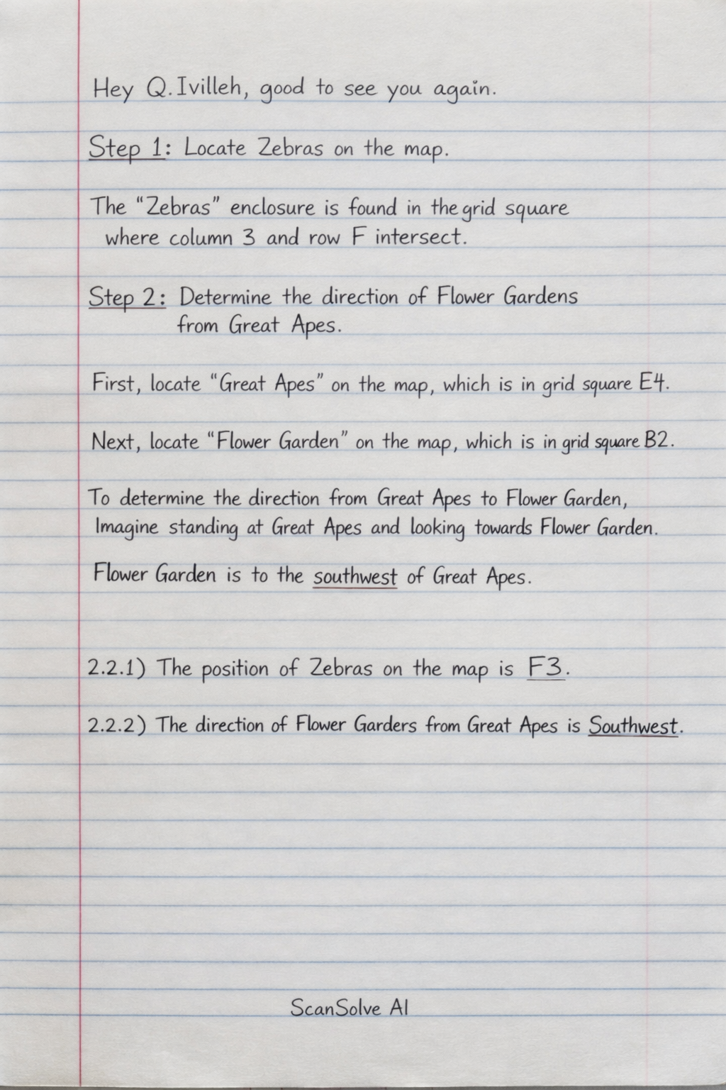 Handwritten step-by-step solution preview
