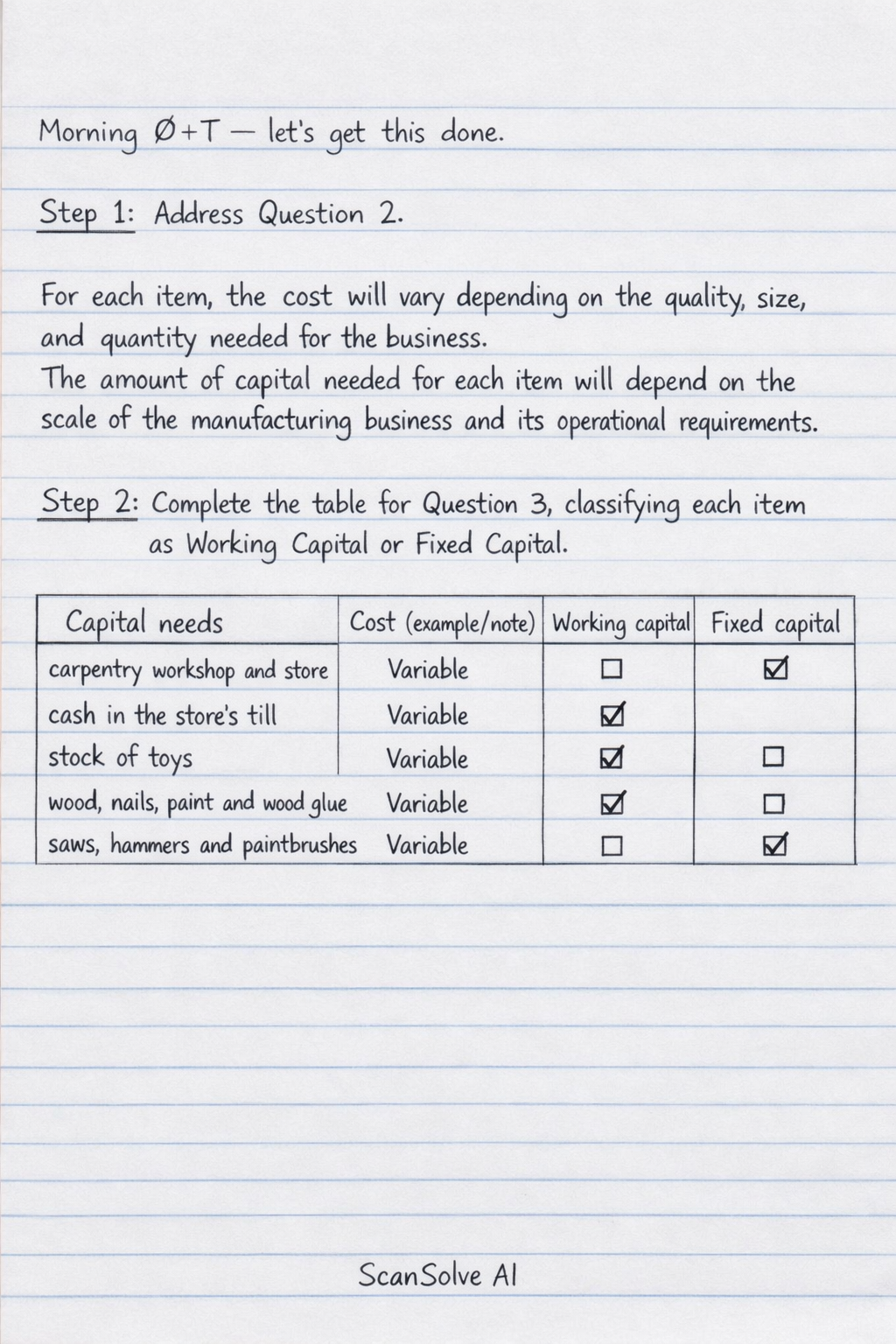 Handwritten step-by-step solution preview