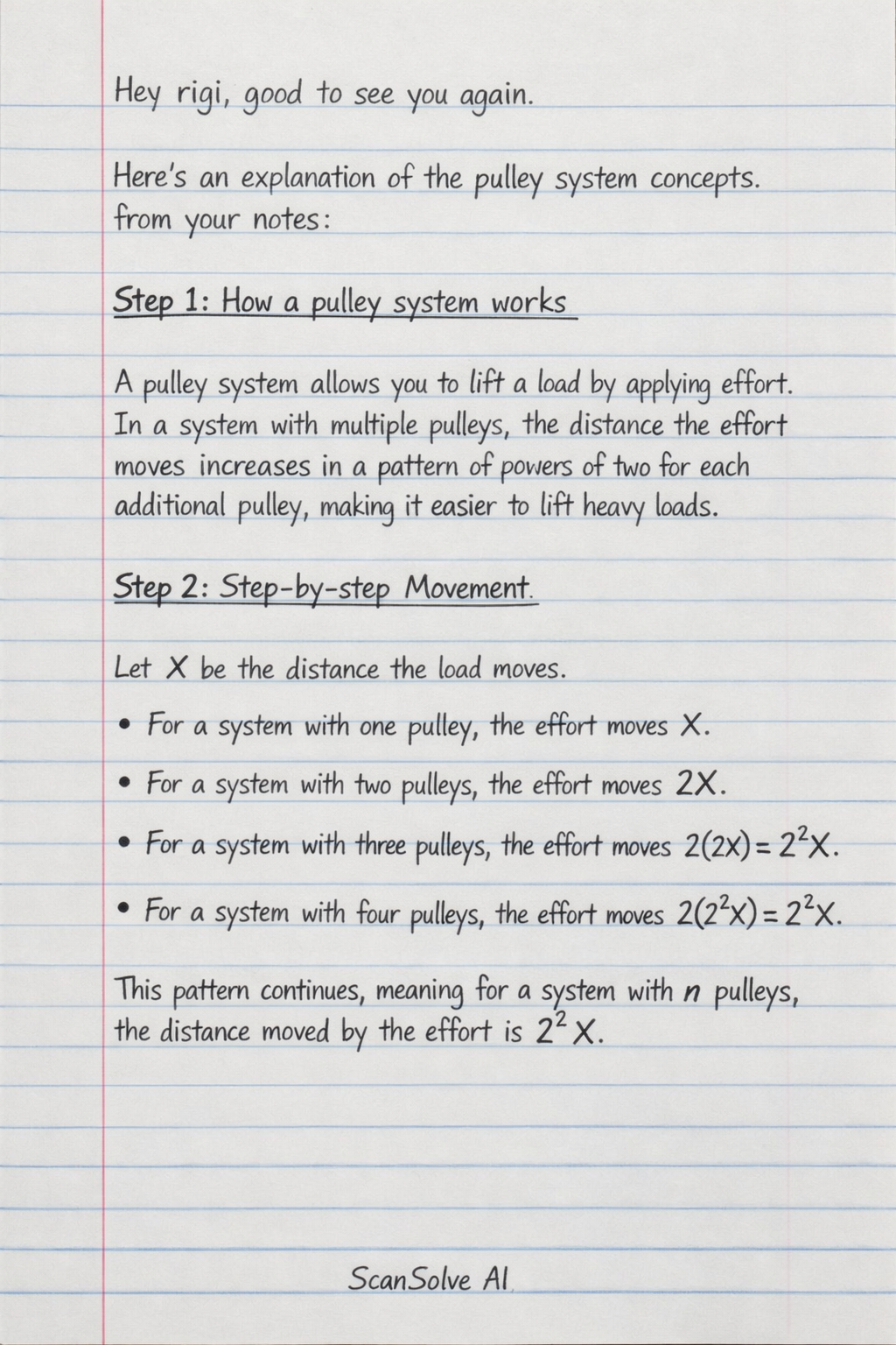 Handwritten step-by-step solution preview