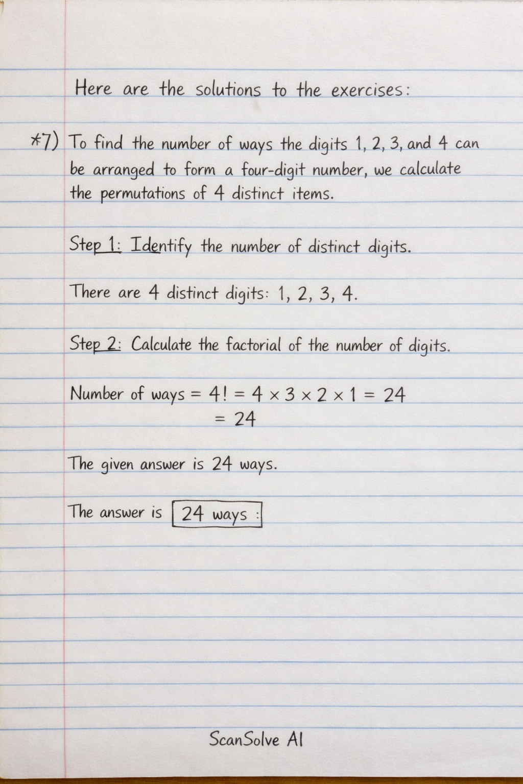 Handwritten step-by-step solution preview
