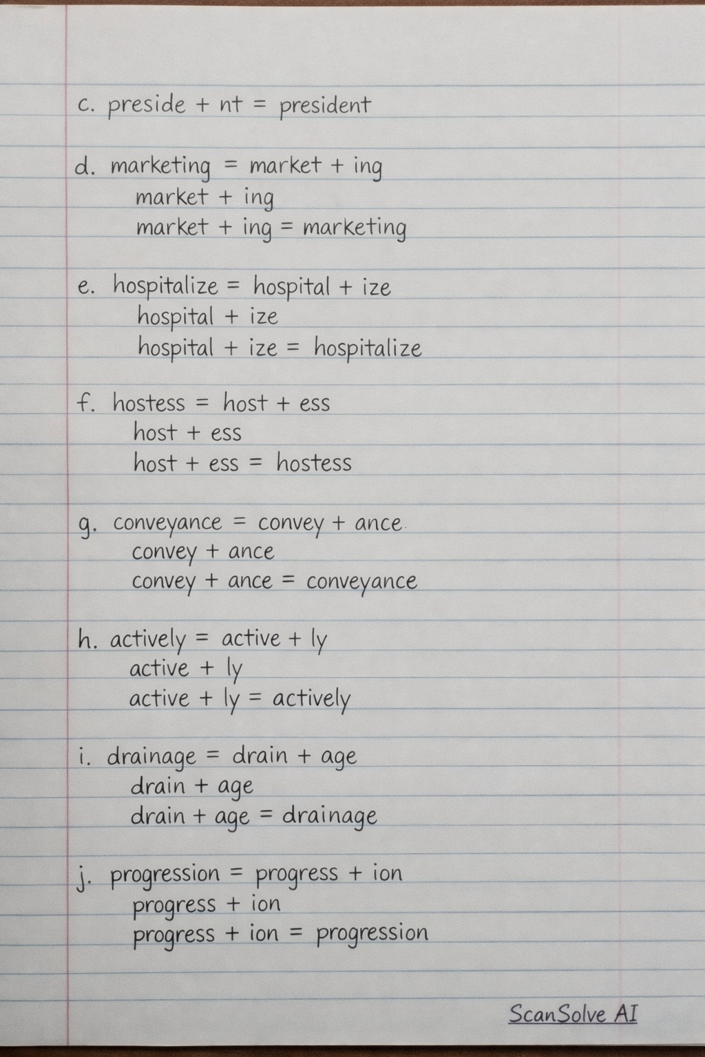 Handwritten step-by-step solution preview