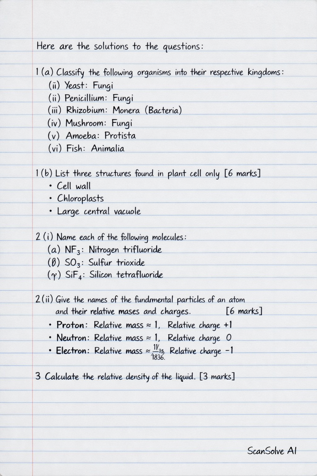 Handwritten step-by-step solution preview