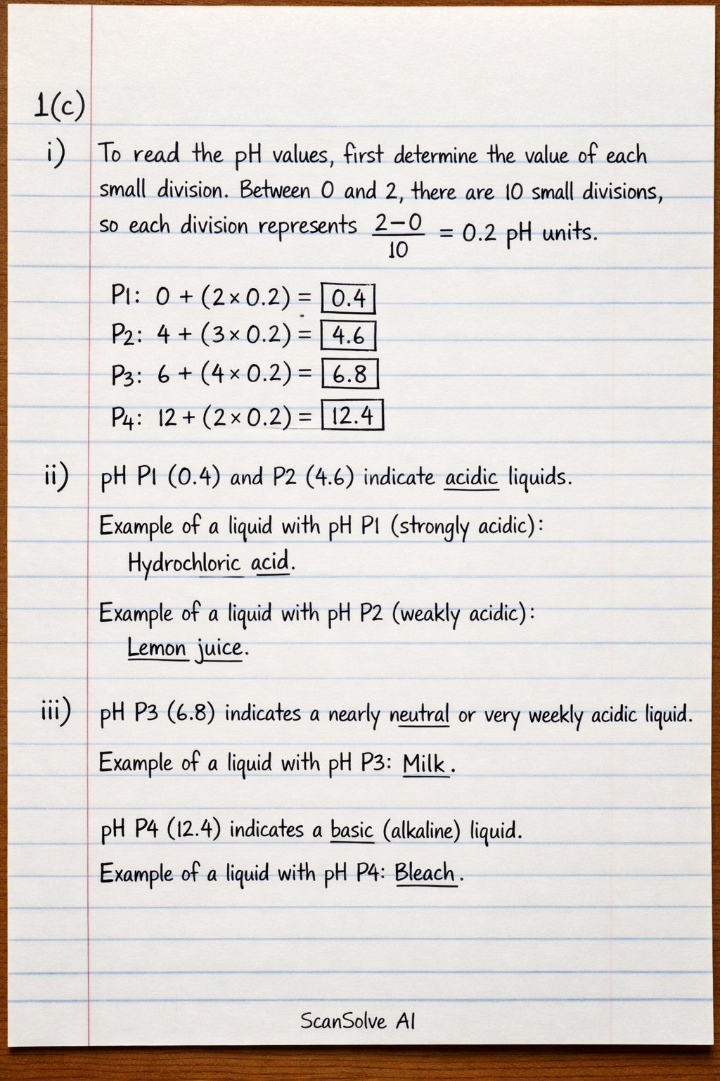 Handwritten step-by-step solution preview